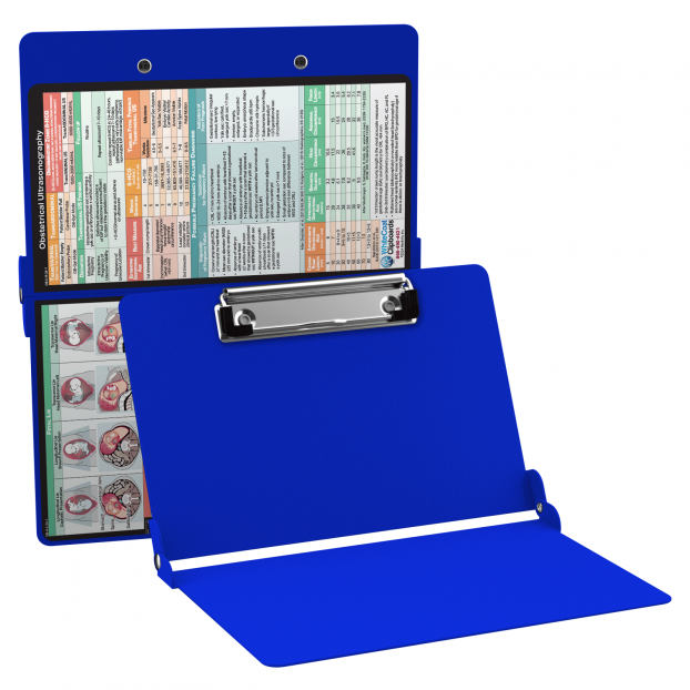 WhiteCoat Clipboard® - Blue OB Ultrasonography Edition